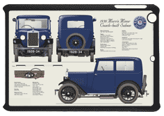 Morris Minor Coach-built saloon 1928-34 Small Tablet Covers